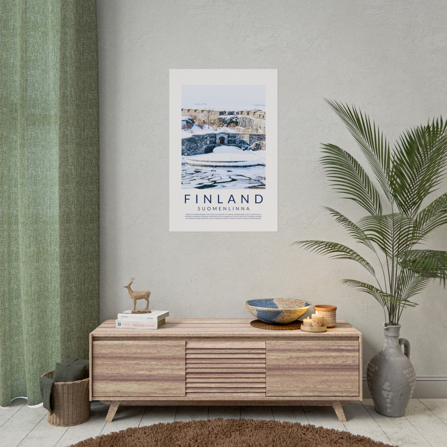 Finland Castles: Suomenlinna Poster