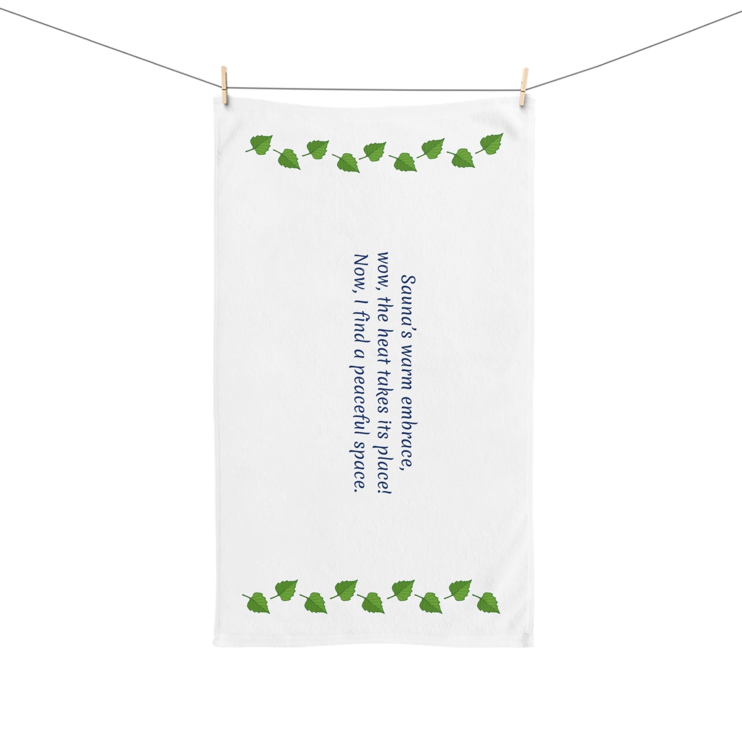 Sauna Poem Towel