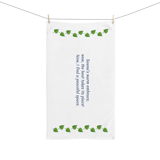 Sauna Poem Towel