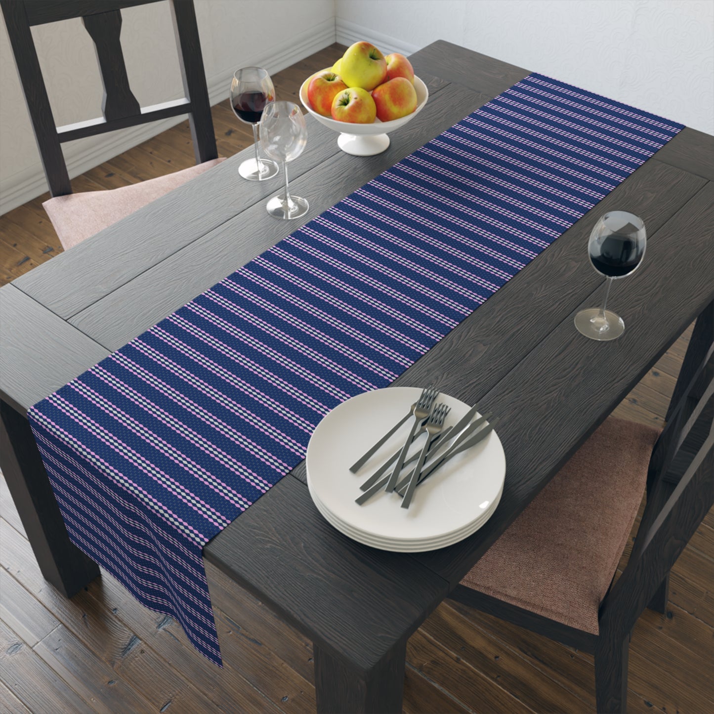 Matto Mustikka (Blue-Pink-Grey) Table Runner