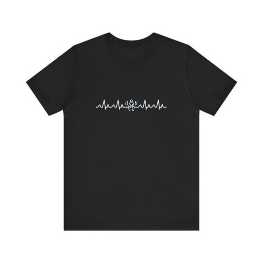 Finnish Sauna Heartbeat, Unisex T-shirt - Feels like Finland