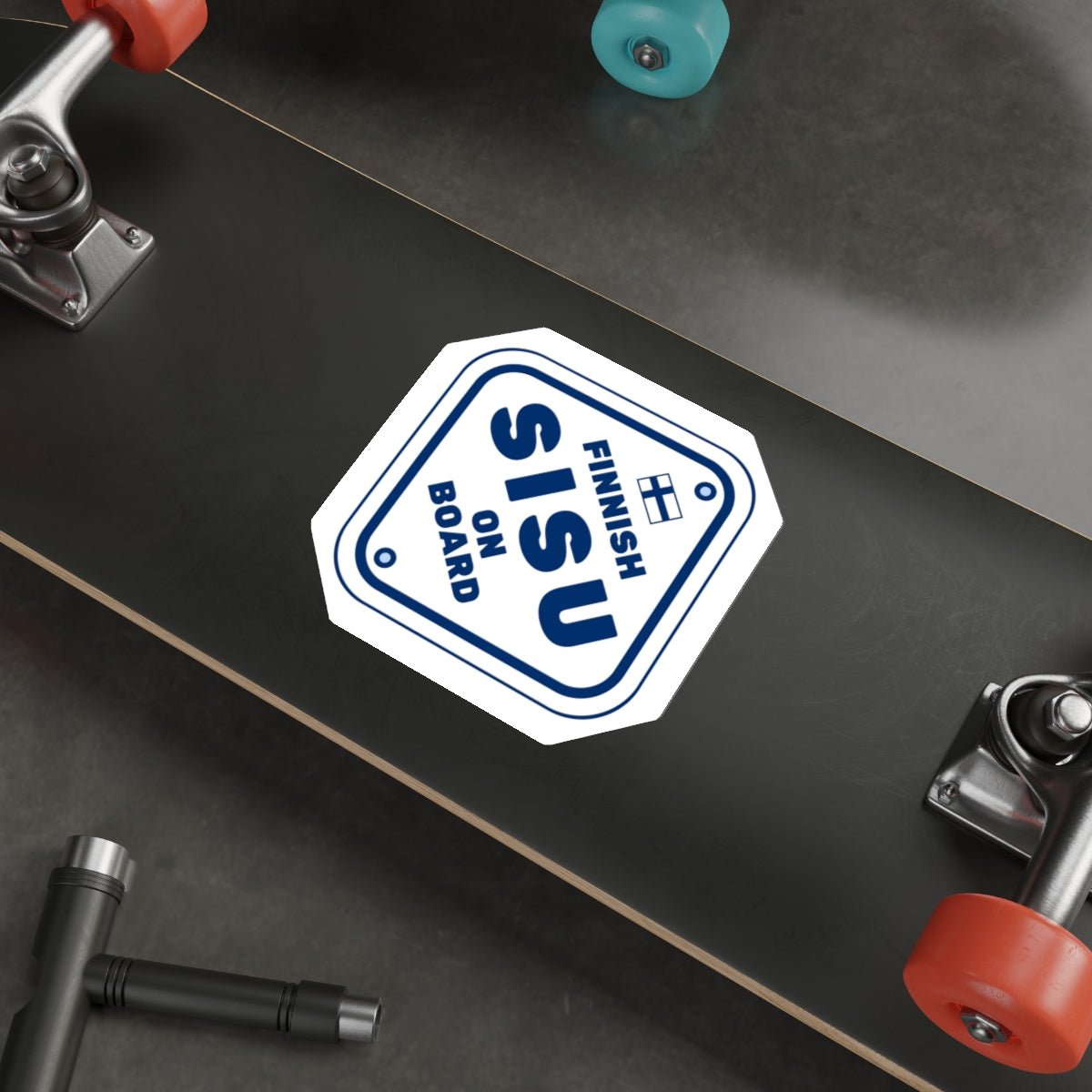 Finnish Sisu Onboard Car Sticker - Feels like Finland