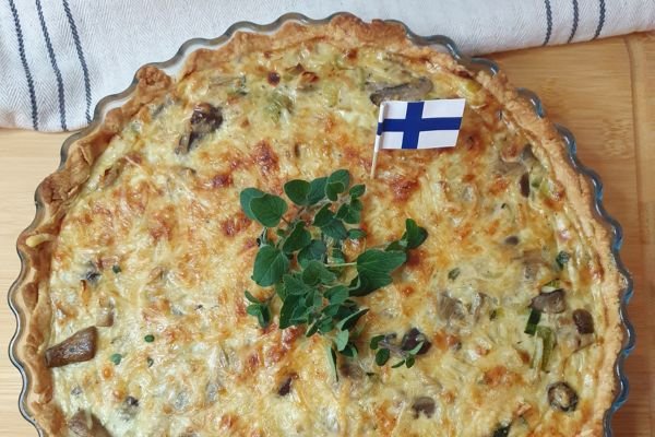 Finnish Mushroom Pie - Feels like Finland