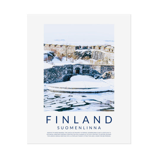 Finland Castles: Suomenlinna Poster