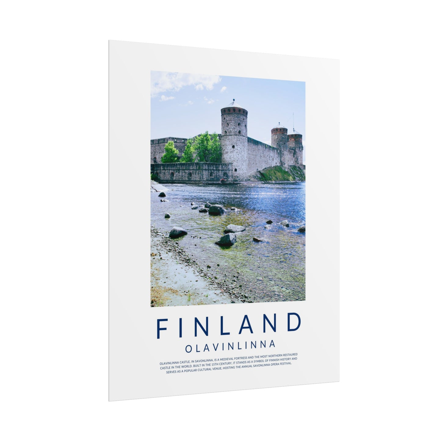 Finland Castles: Olavinlinna Poster