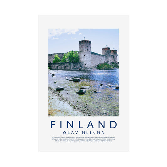 Finland Castles: Olavinlinna Poster