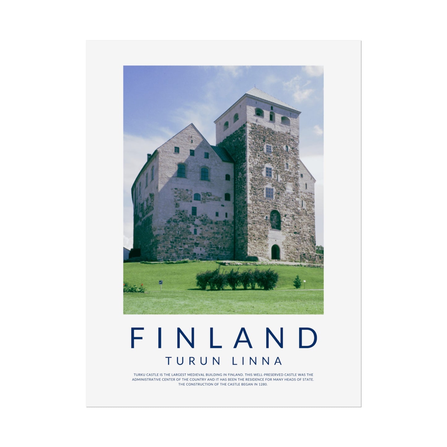 Finland Castles: Turun Linna Poster