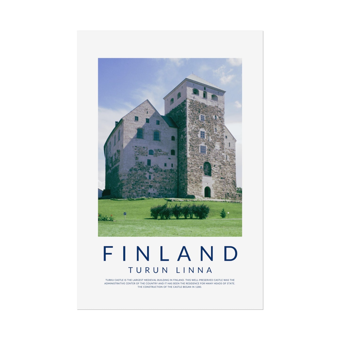 Finland Castles: Turun Linna Poster