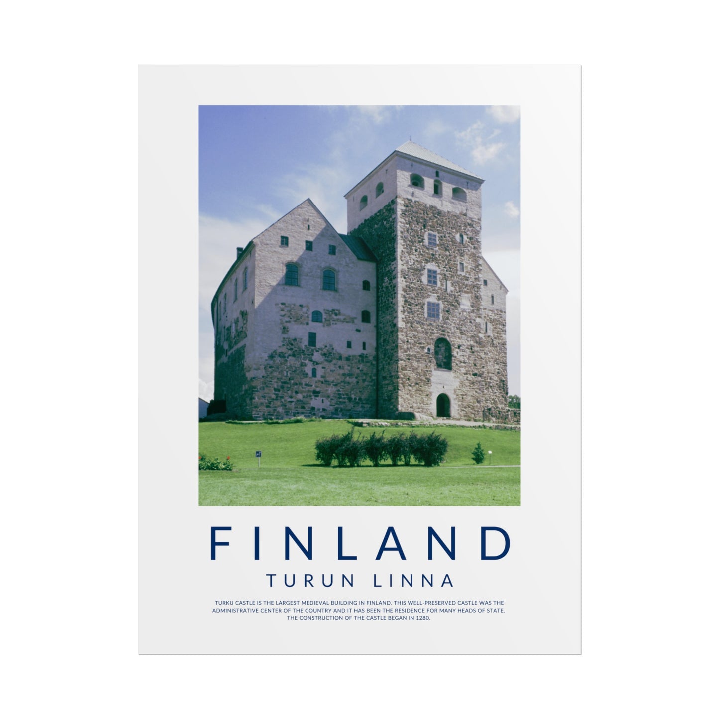 Finland Castles: Turun Linna Poster