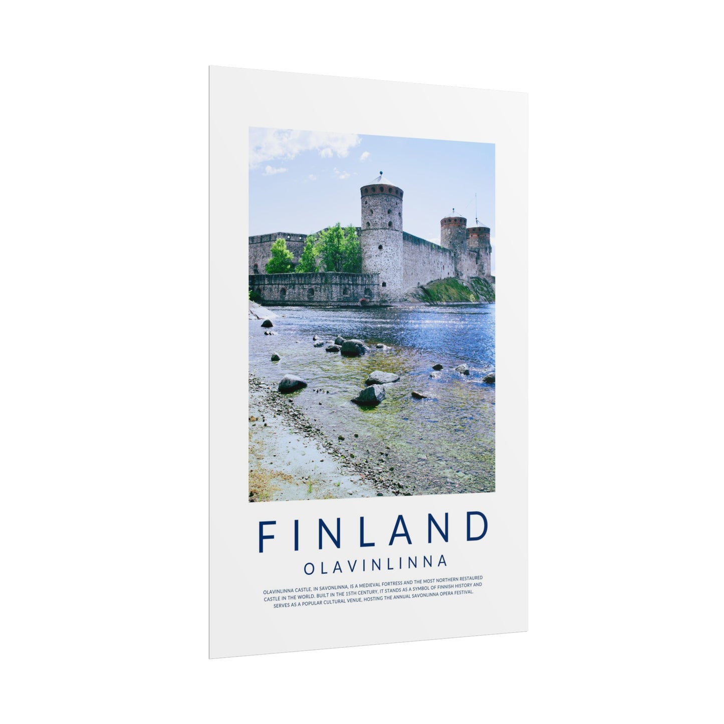 Finland Castles: Olavinlinna Poster