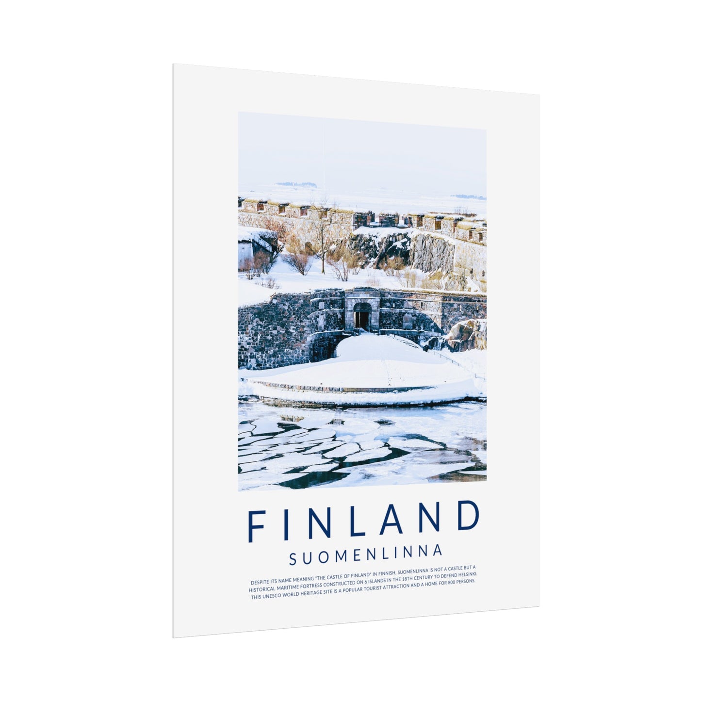 Finland Castles: Suomenlinna Poster