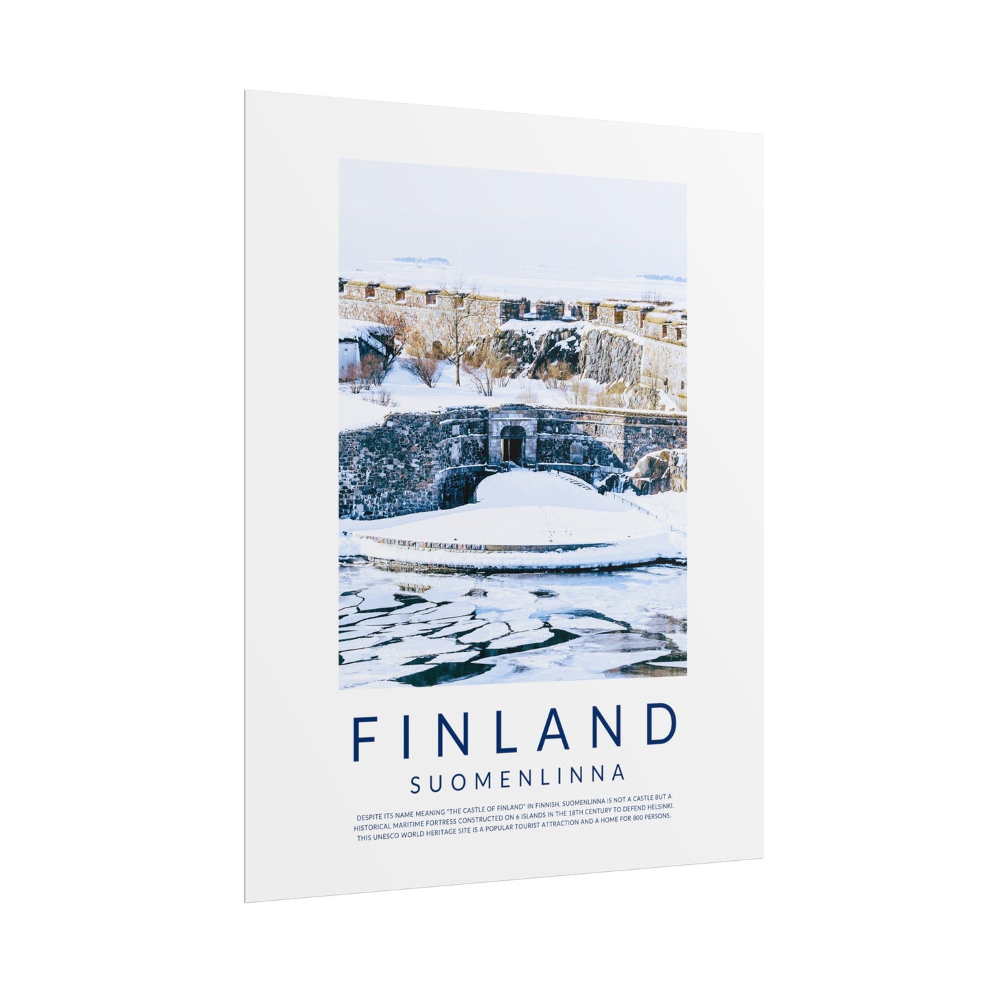 Finland Castles: Suomenlinna Poster