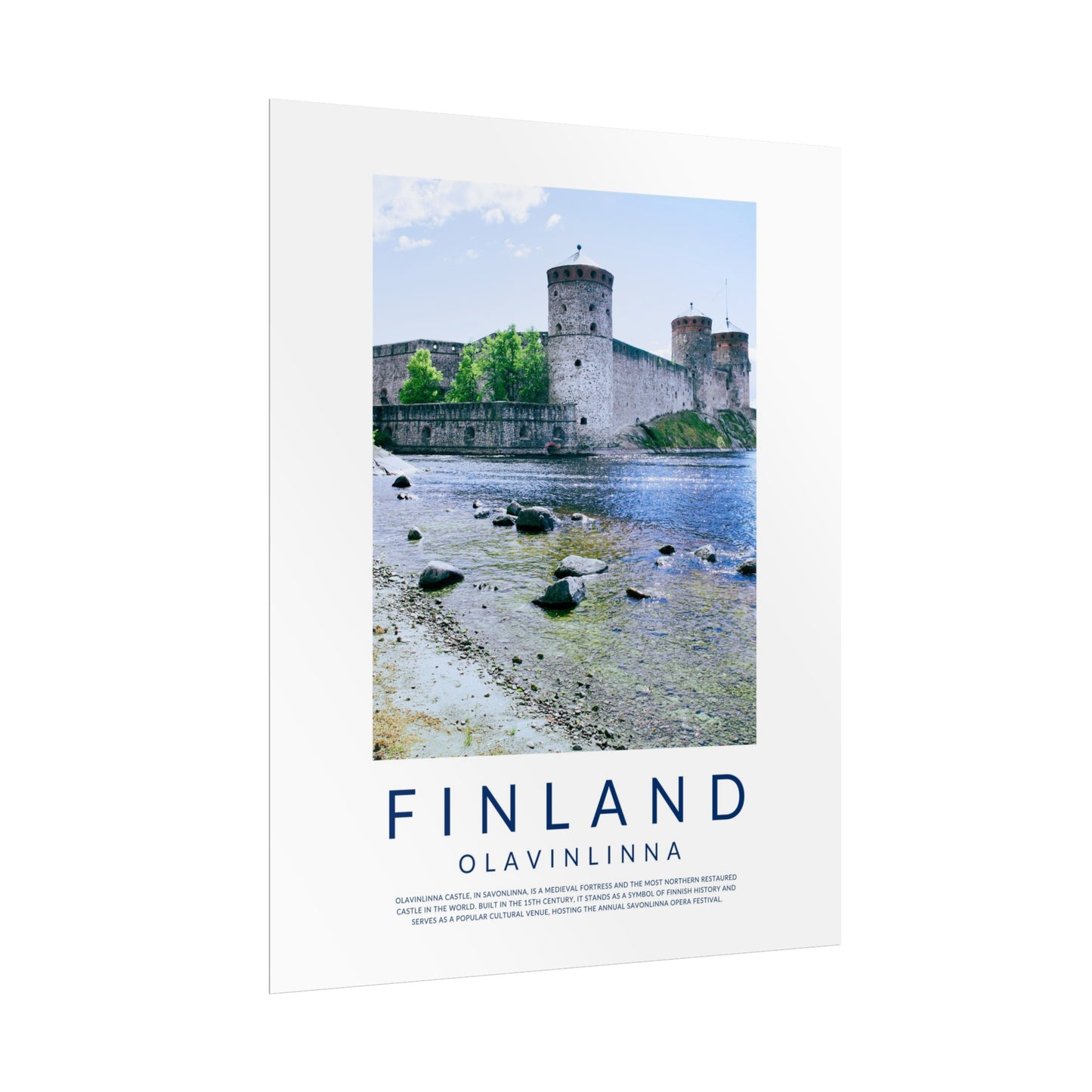 Finland Castles: Olavinlinna Poster