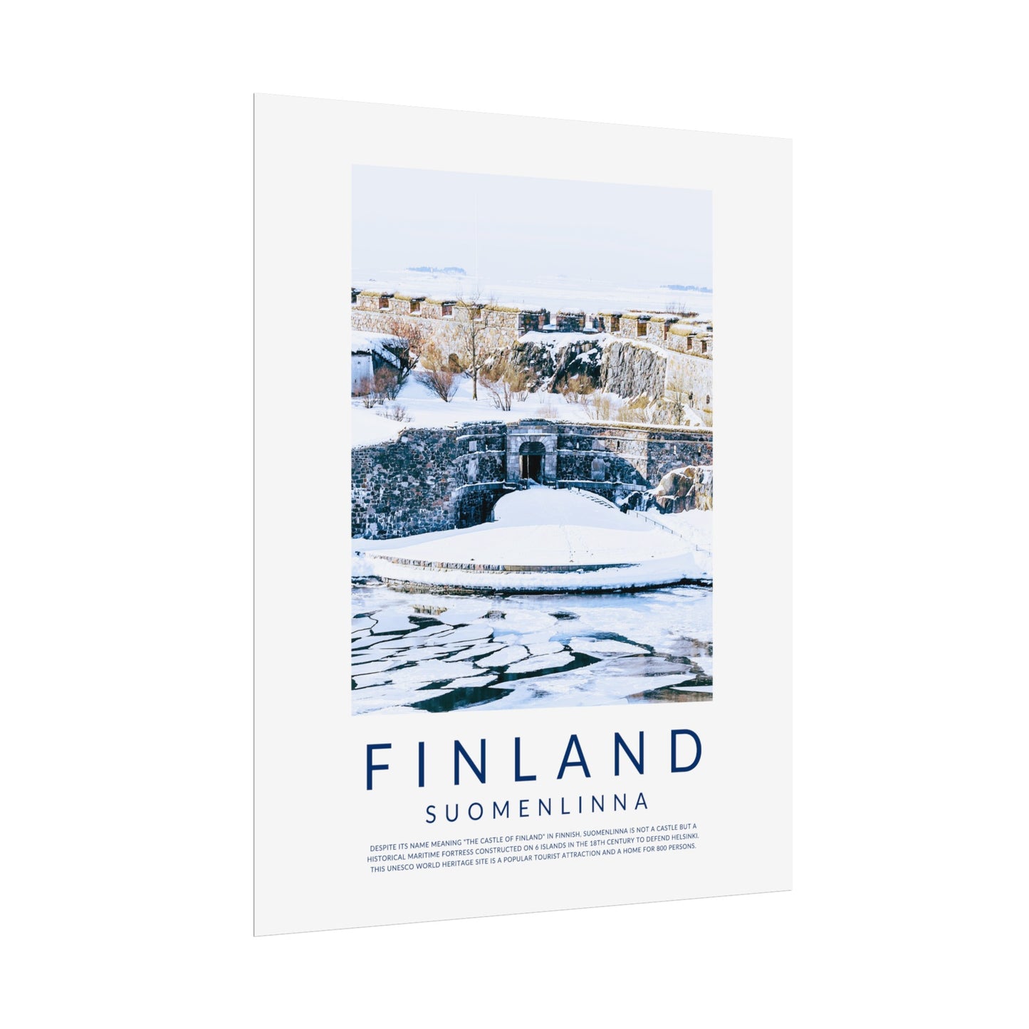 Finland Castles: Suomenlinna Poster