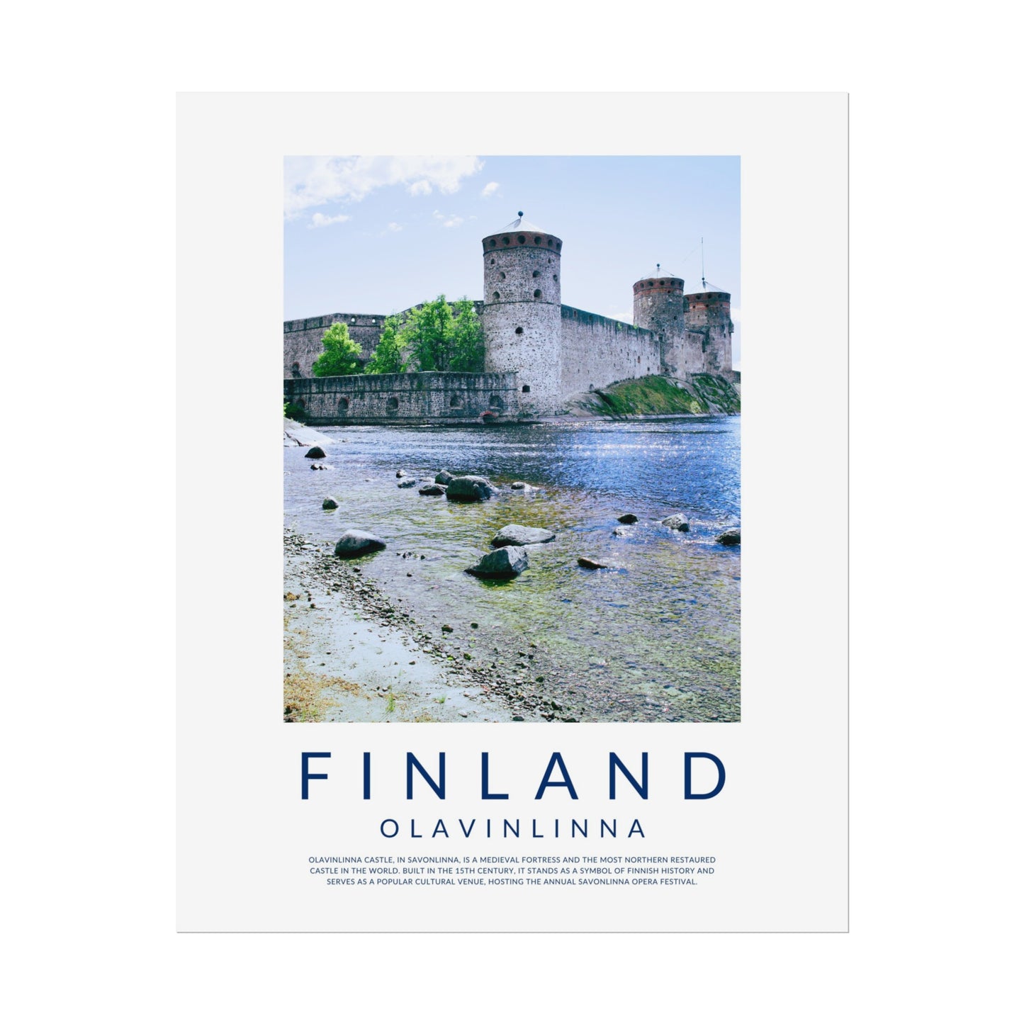 Finland Castles: Olavinlinna Poster