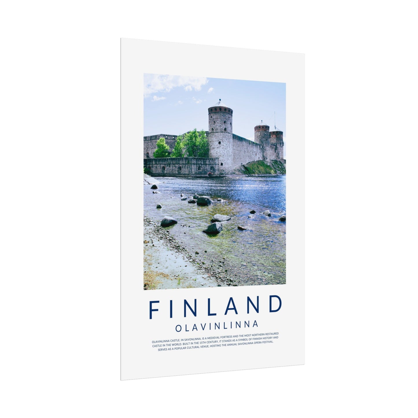 Finland Castles: Olavinlinna Poster