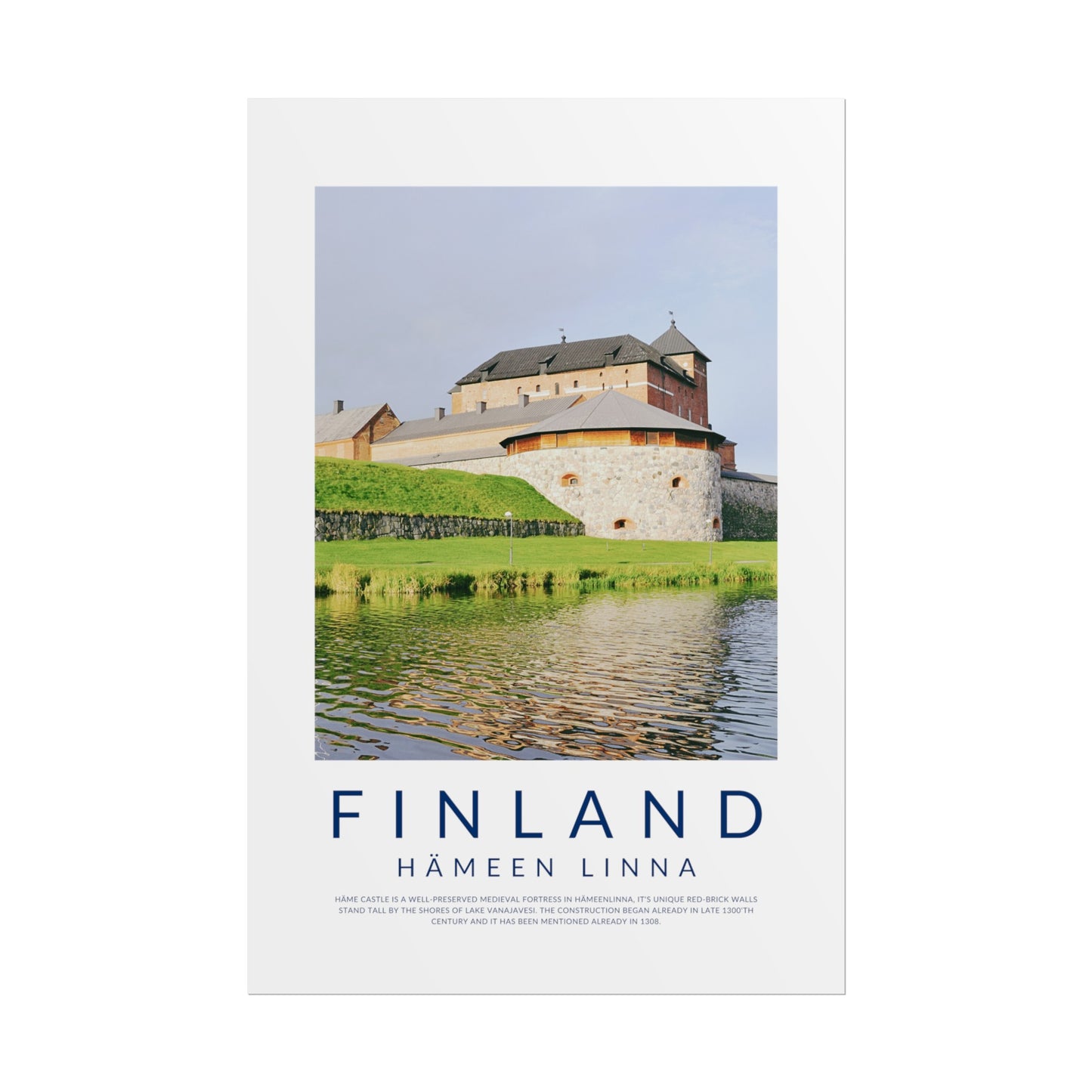 Finland Castles: Hämeen Linna Poster