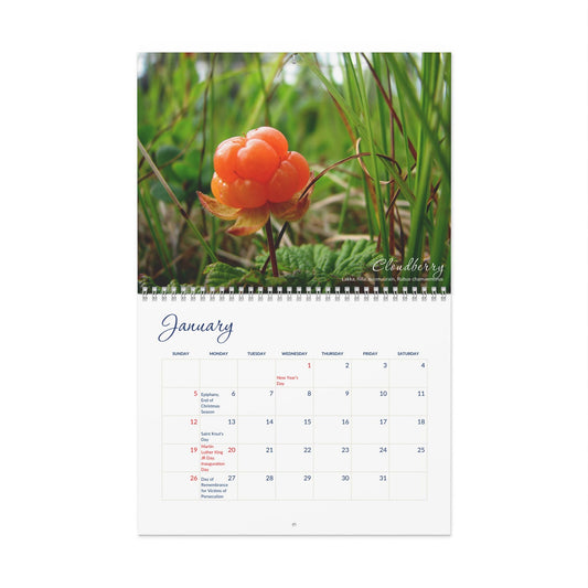 2025 Finnish Berries American Wall Calendar - Feels like Finland