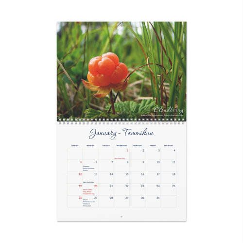 2025 Finnish Berries American Wall Calendar