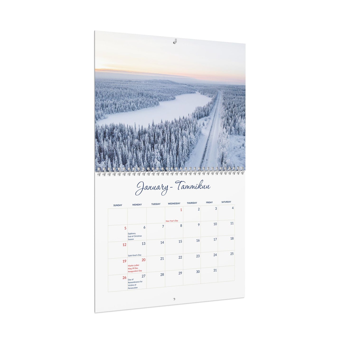 2025 Finnish Landscapes American Wall Calendar - Feels like Finland