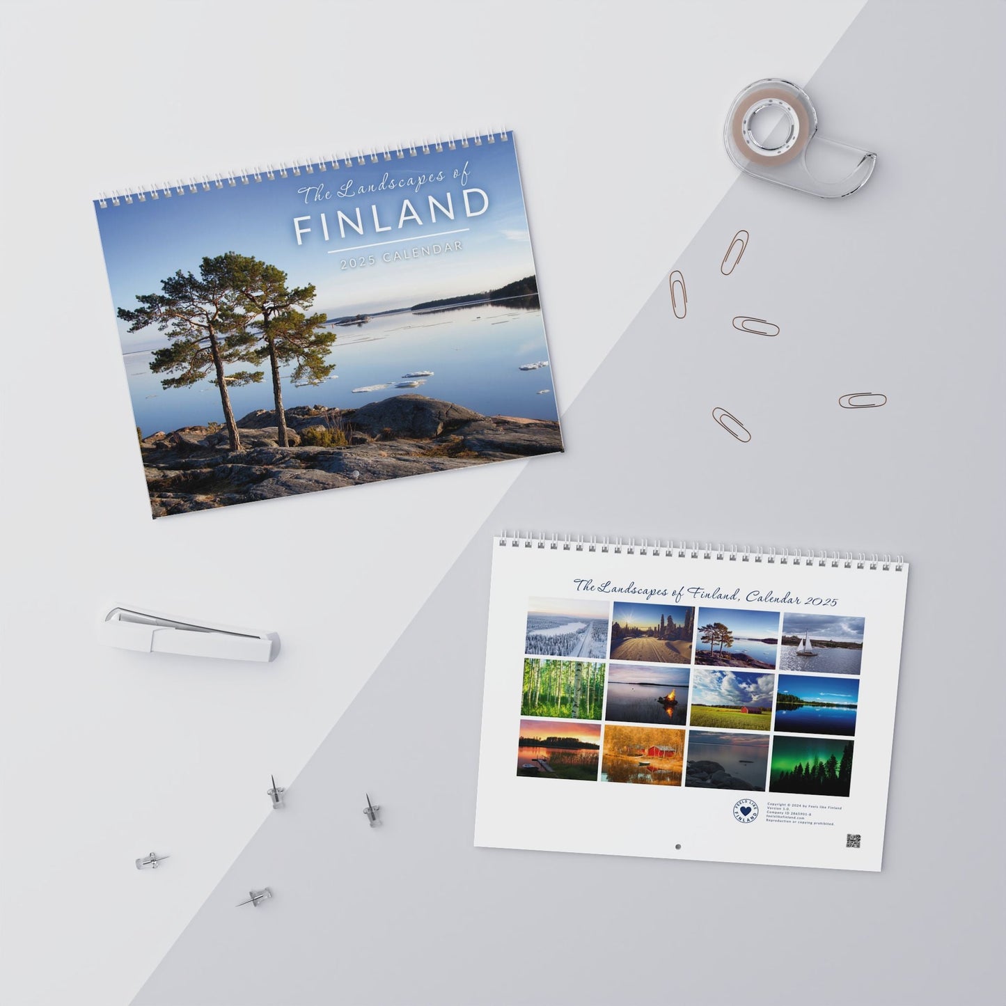 2025 Finnish Landscapes American Wall Calendar - Feels like Finland