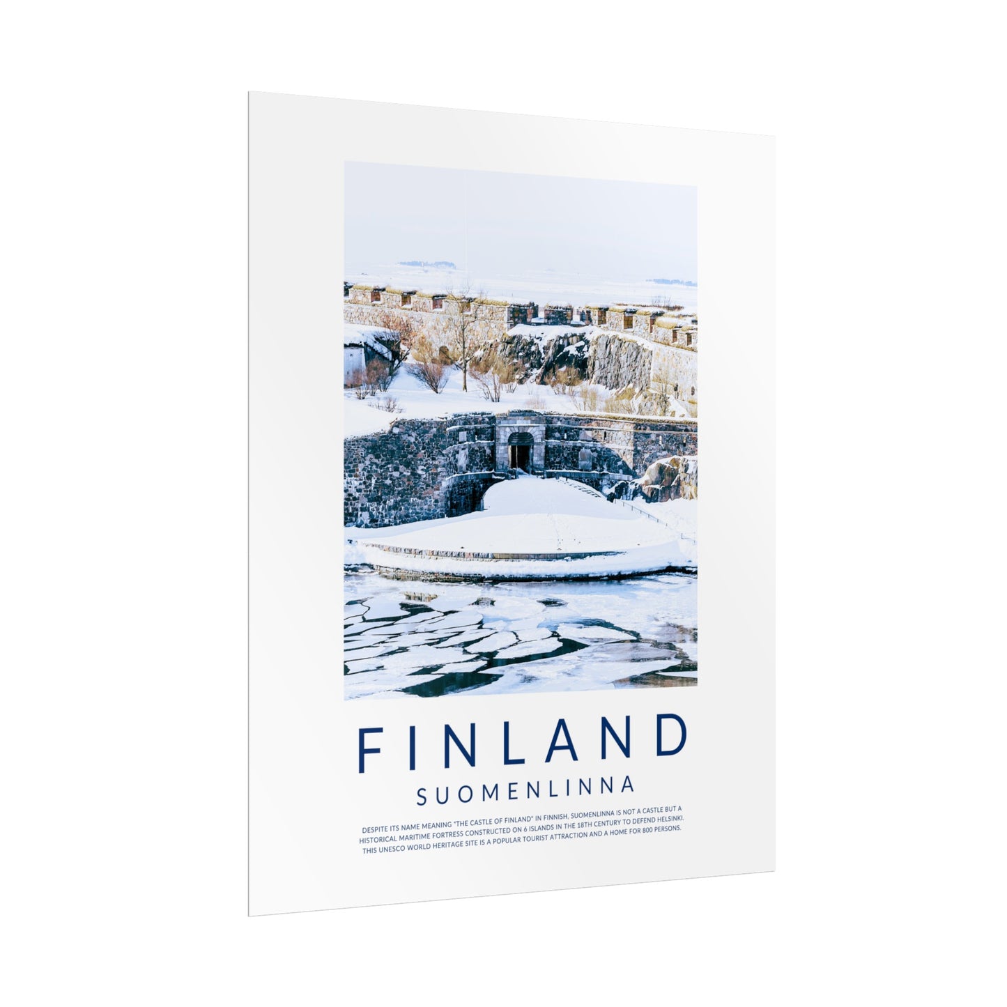 Finland Castles: Suomenlinna Poster