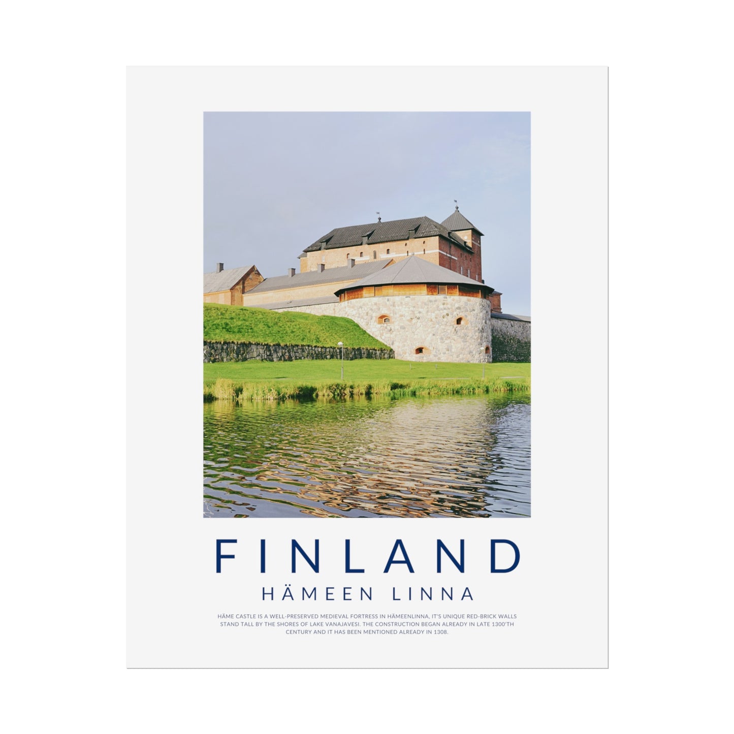 Finland Castles: Hämeen Linna Poster