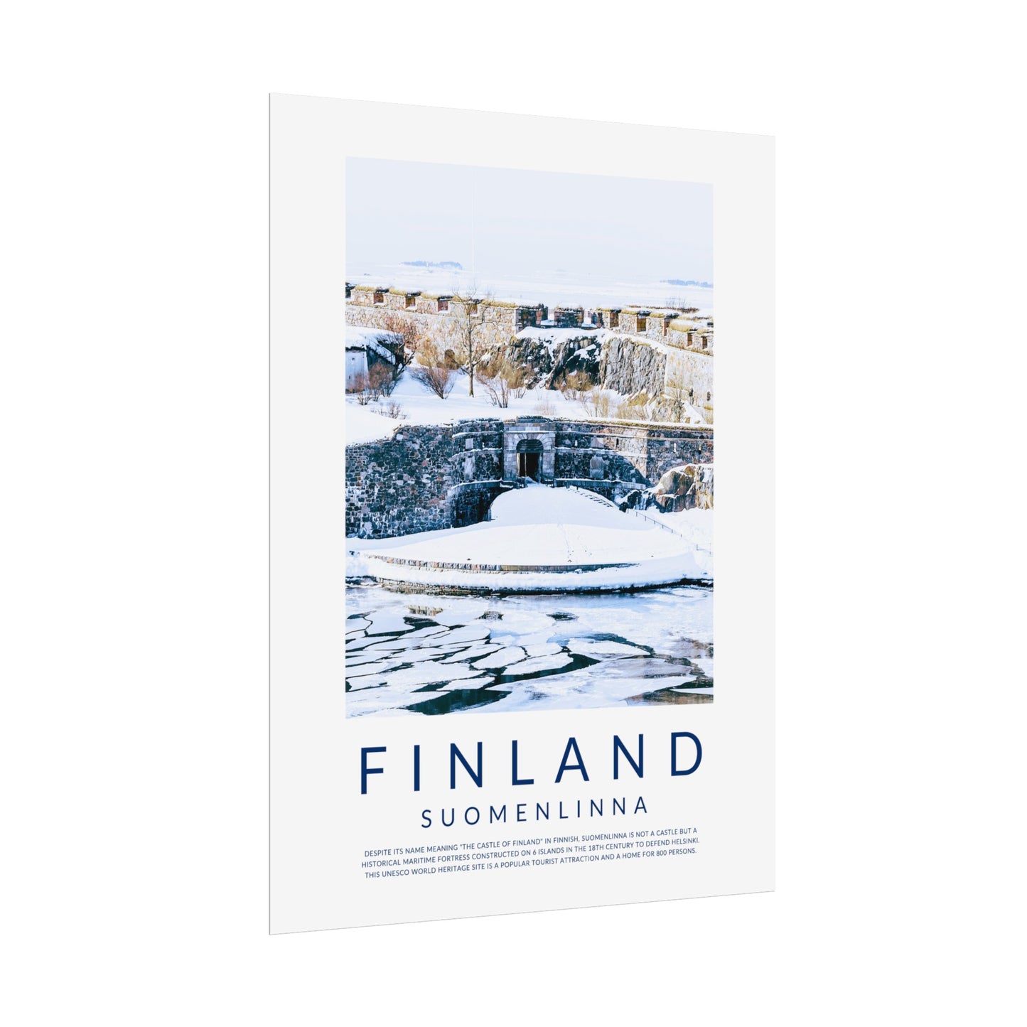 Finland Castles: Suomenlinna Poster