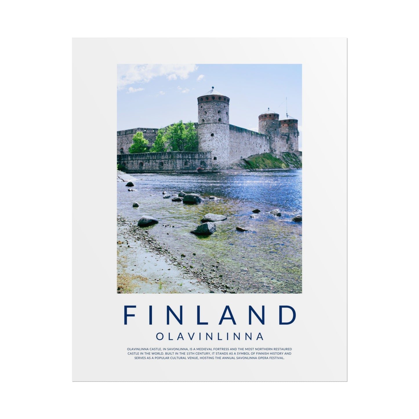 Finland Castles: Olavinlinna Poster