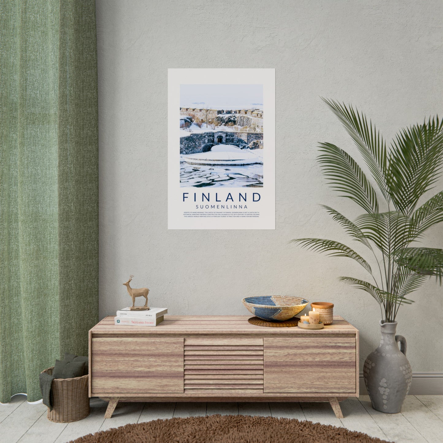 Finland Castles: Suomenlinna Poster