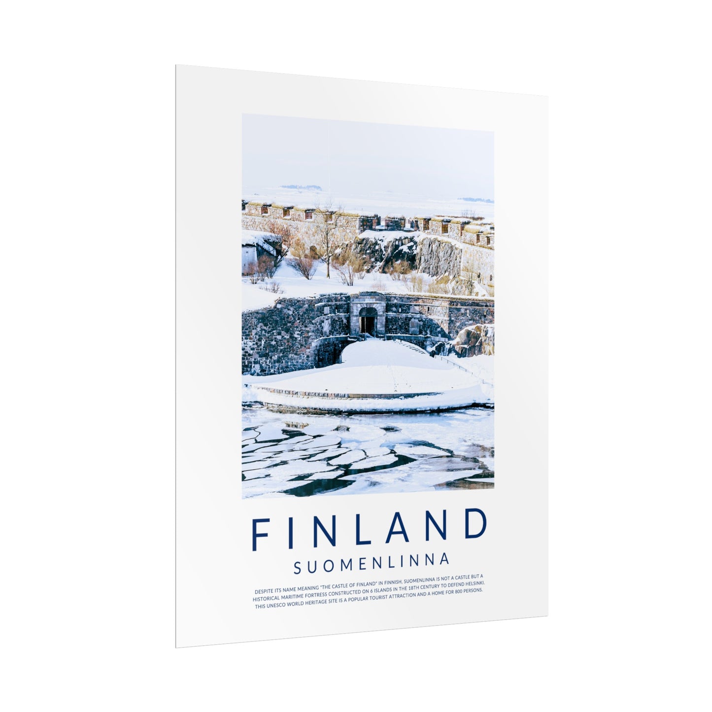 Finland Castles: Suomenlinna Poster