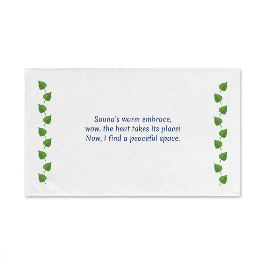 Sauna Poem Towel