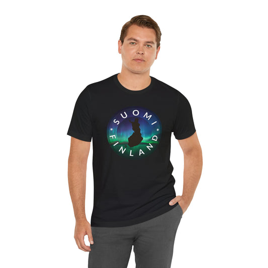 Northern Lights Suomi-Finland, Unisex T-shirt