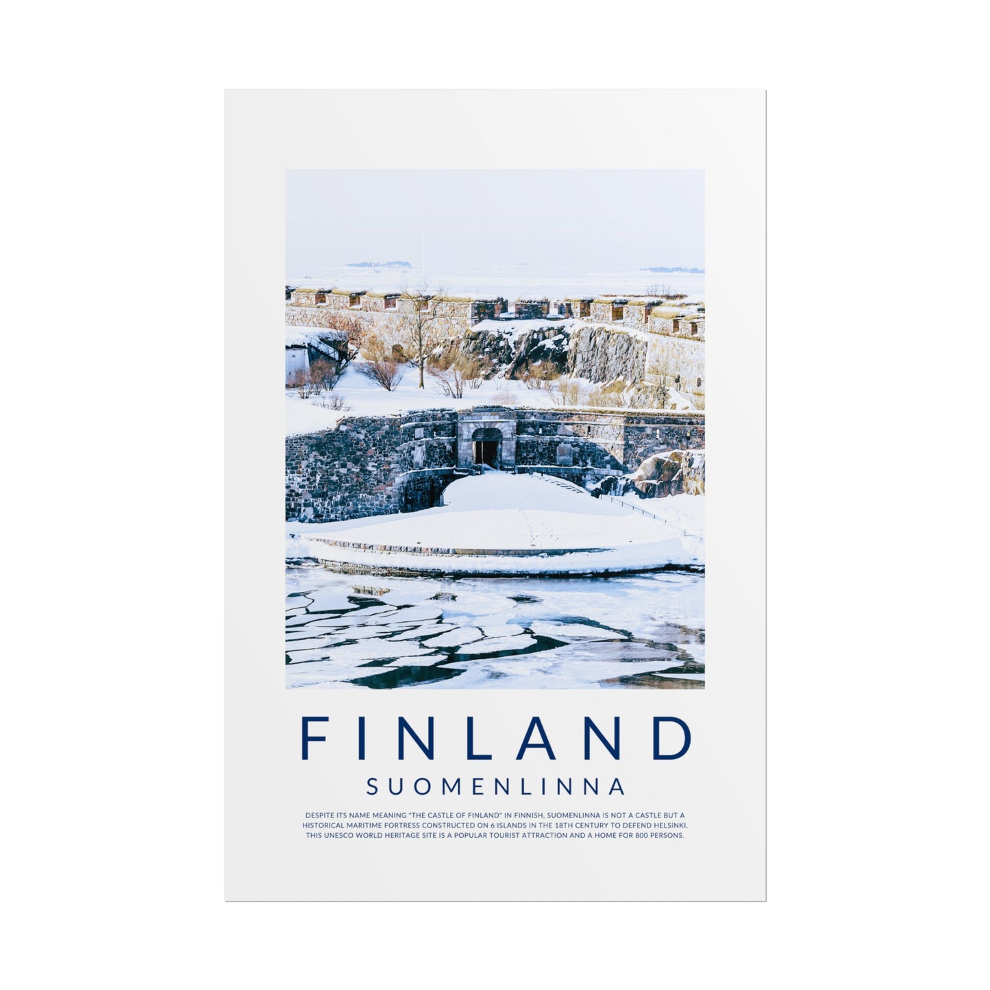 Finland Castles: Suomenlinna Poster