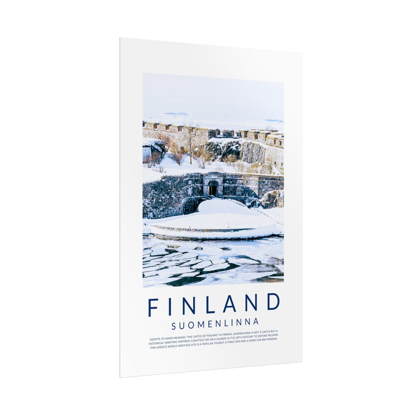 Finland Castles: Suomenlinna Poster