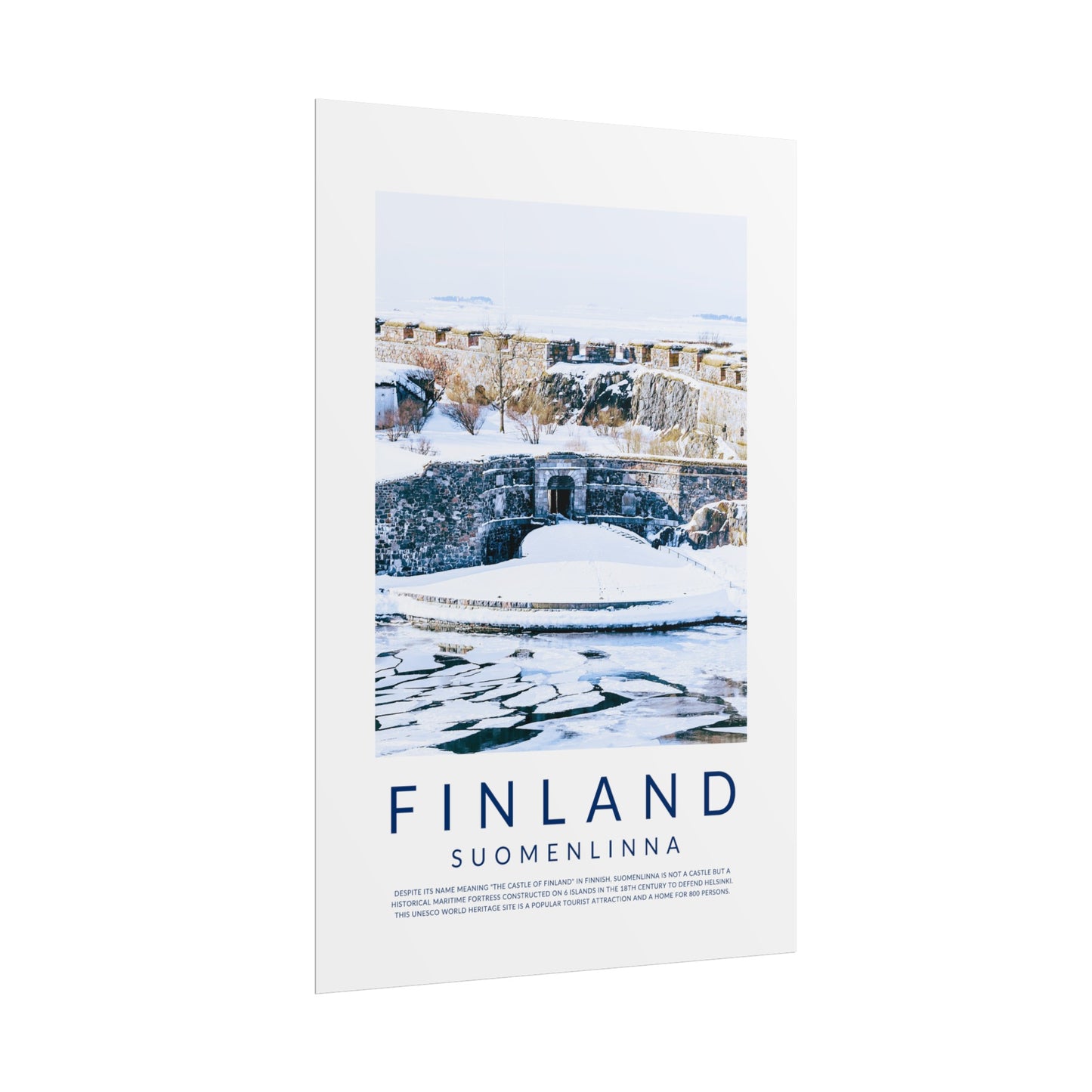 Finland Castles: Suomenlinna Poster