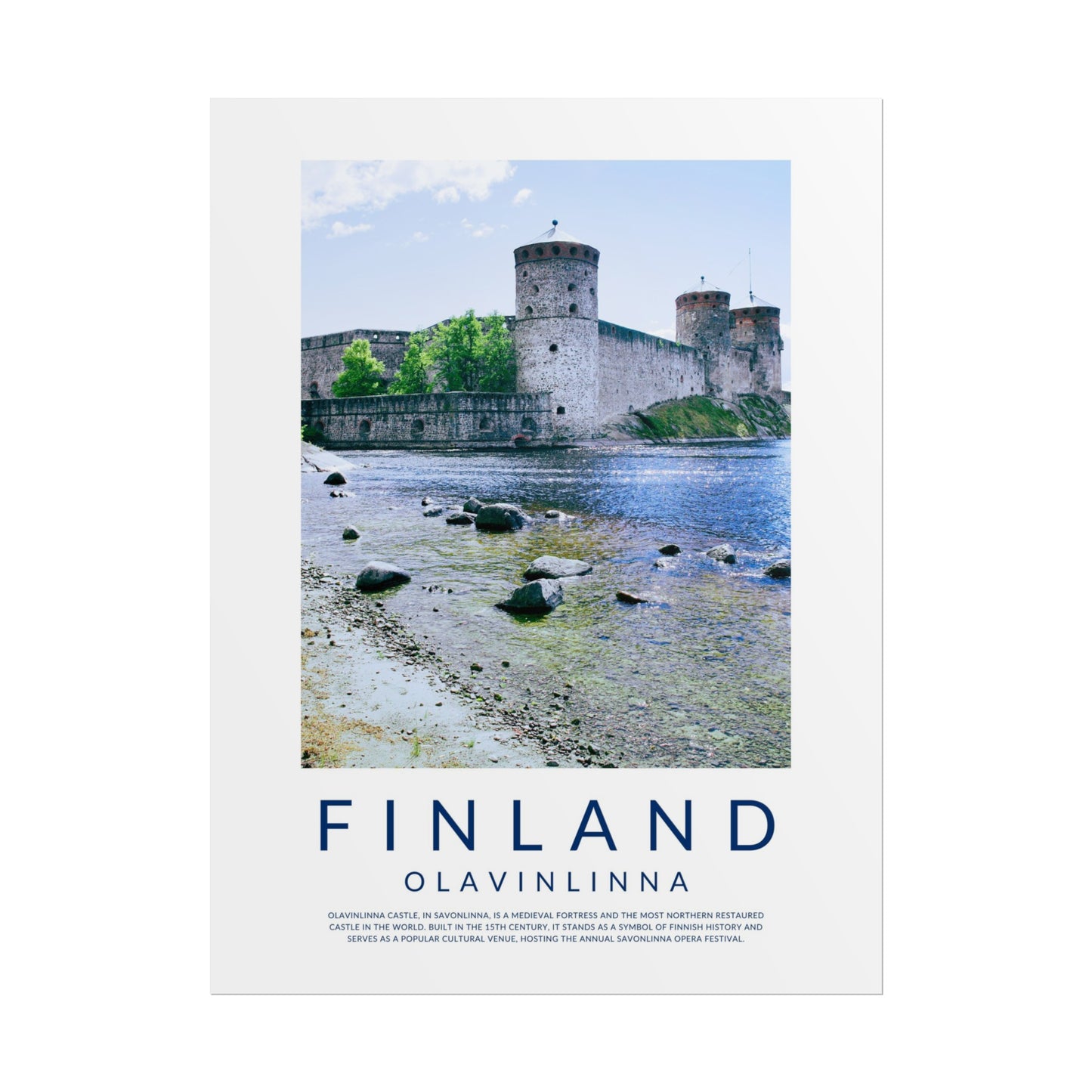 Finland Castles: Olavinlinna Poster