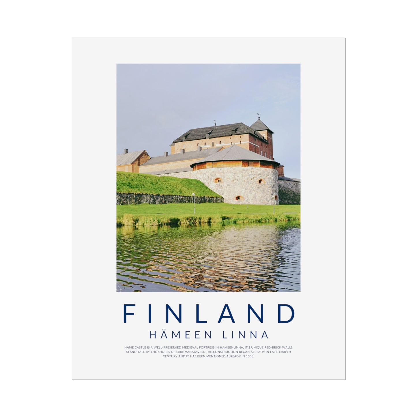 Finland Castles: Hämeen Linna Poster