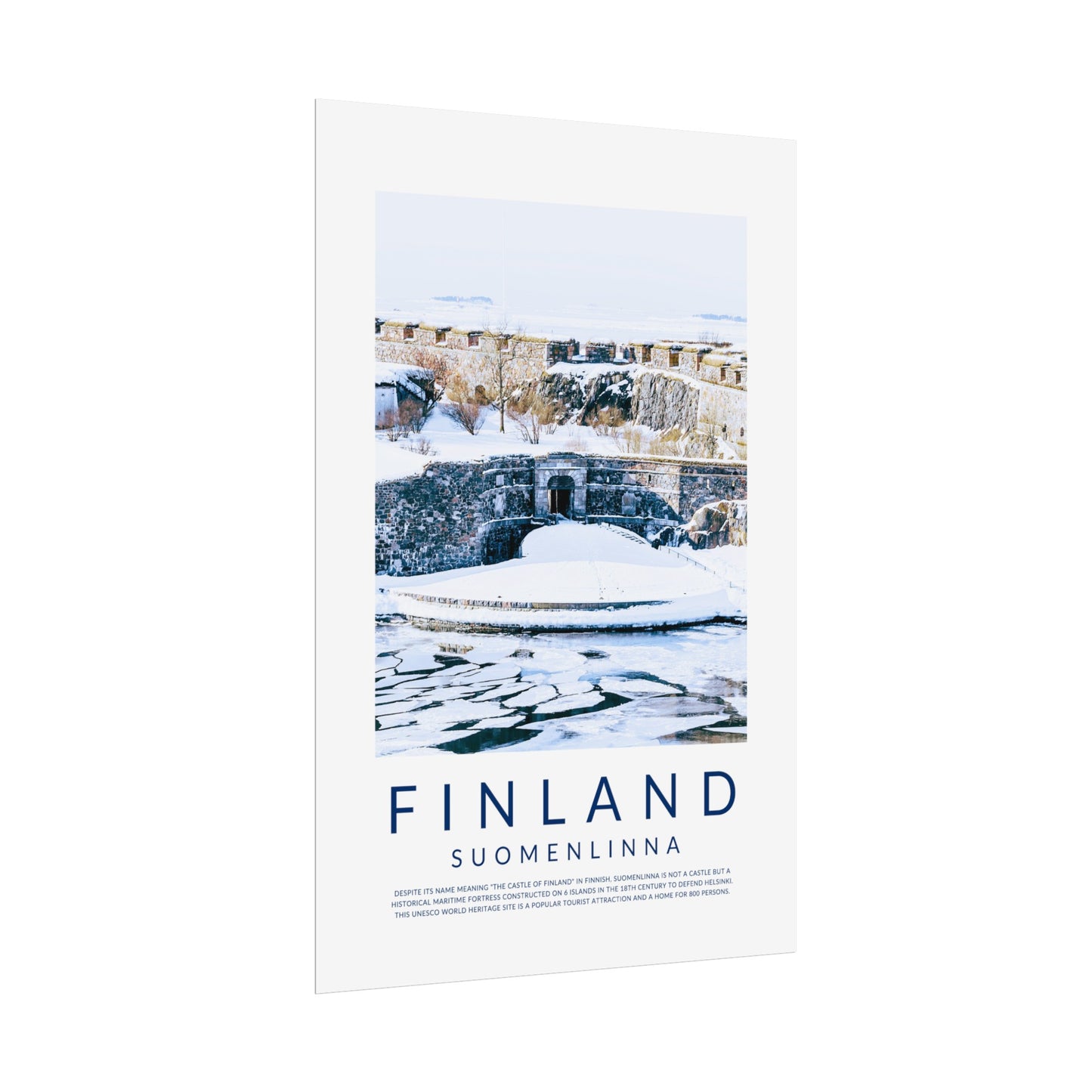 Finland Castles: Suomenlinna Poster