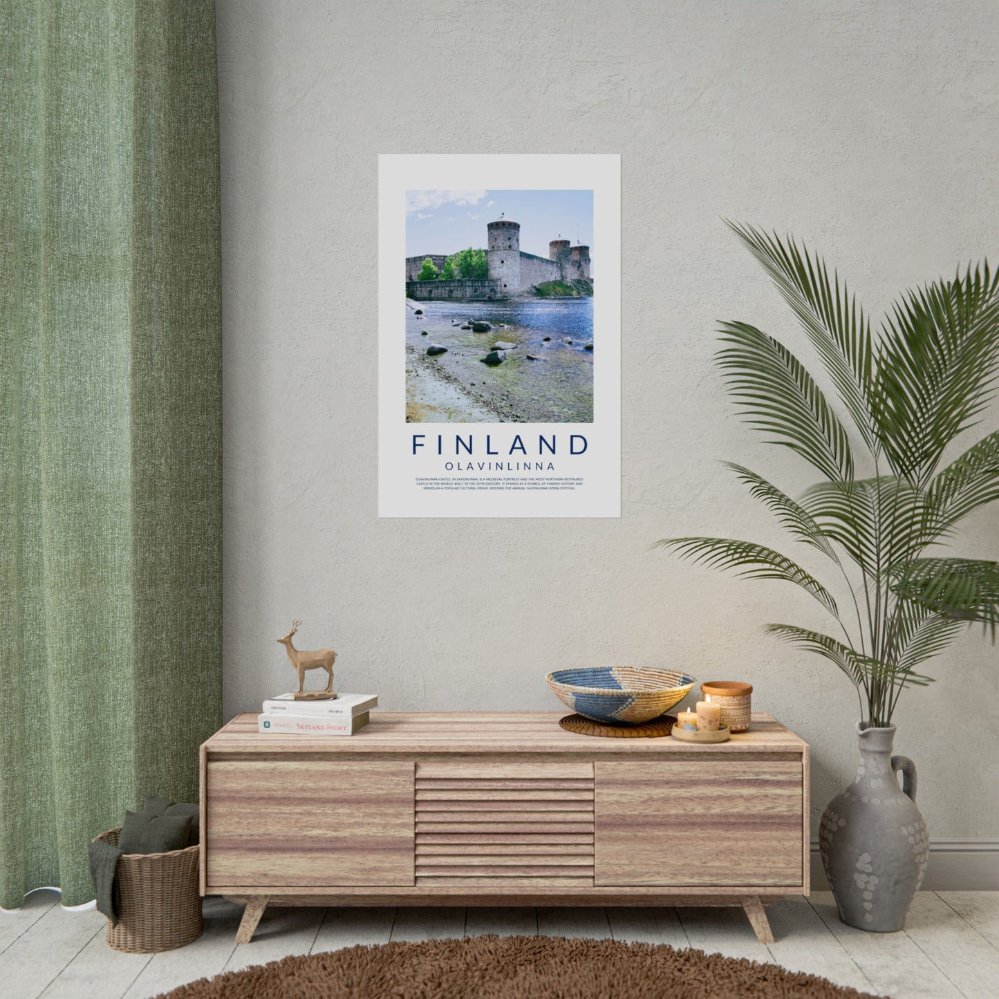 Finland Castles: Olavinlinna Poster