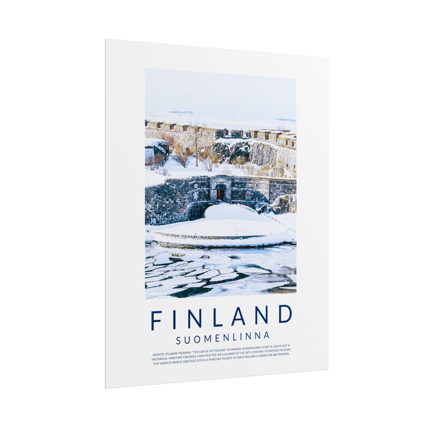 Finland Castles: Suomenlinna Poster