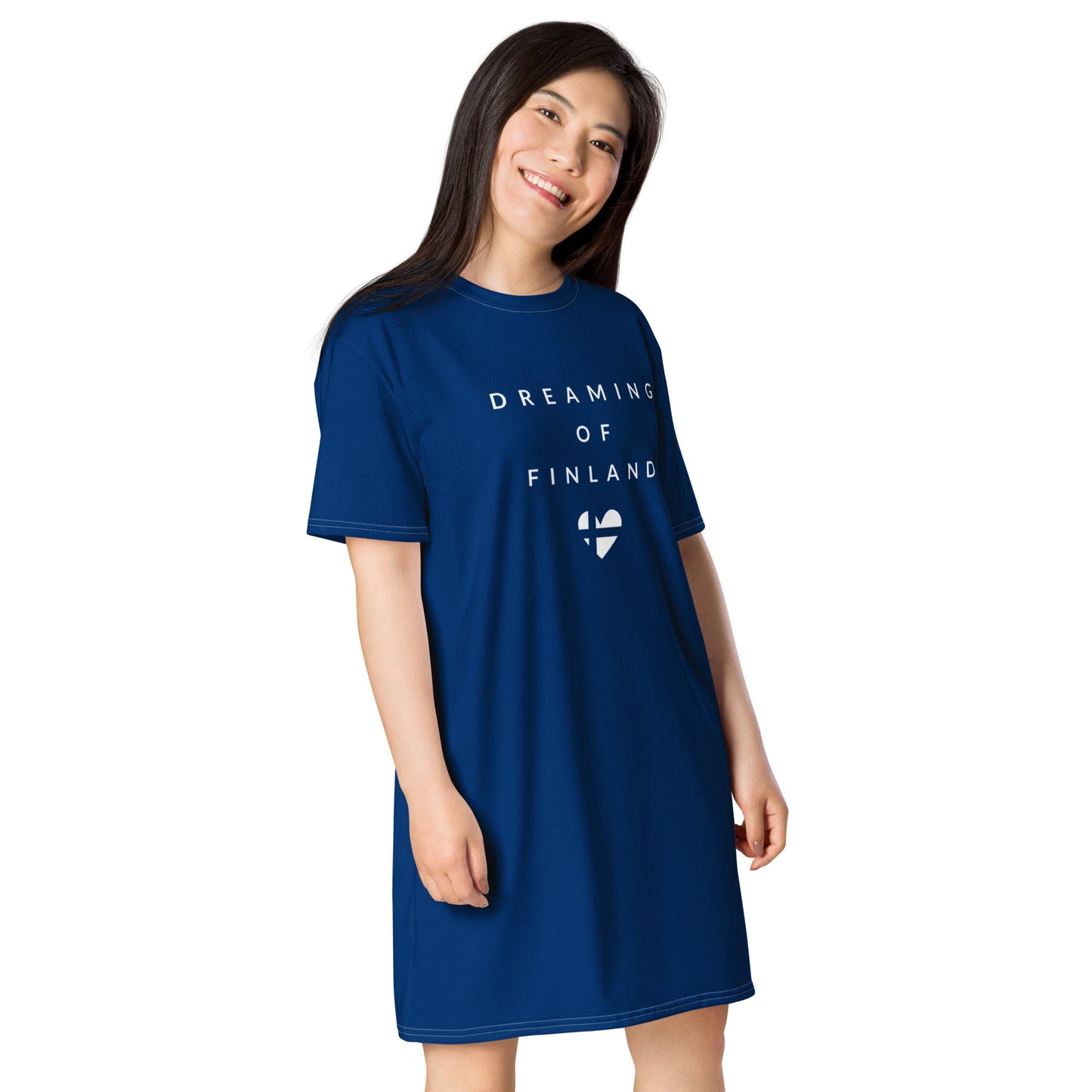 Dreaming of Finland, T-shirt dress - Feels like Finland