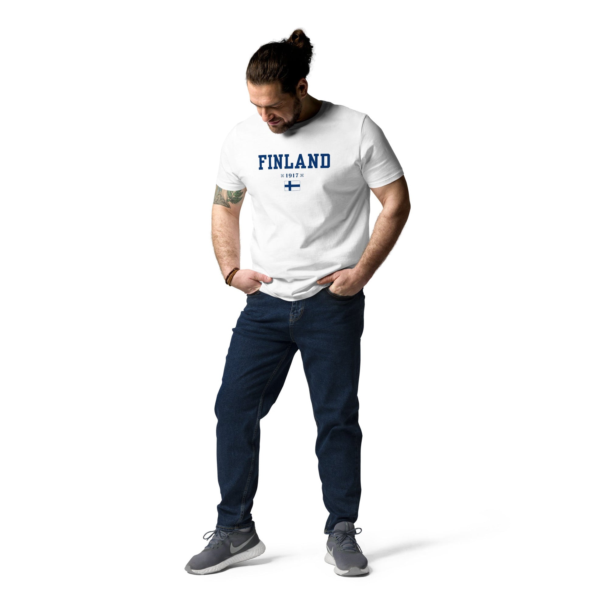 Finland 1917, Organic cotton t-shirt, unisex - Feels like Finland