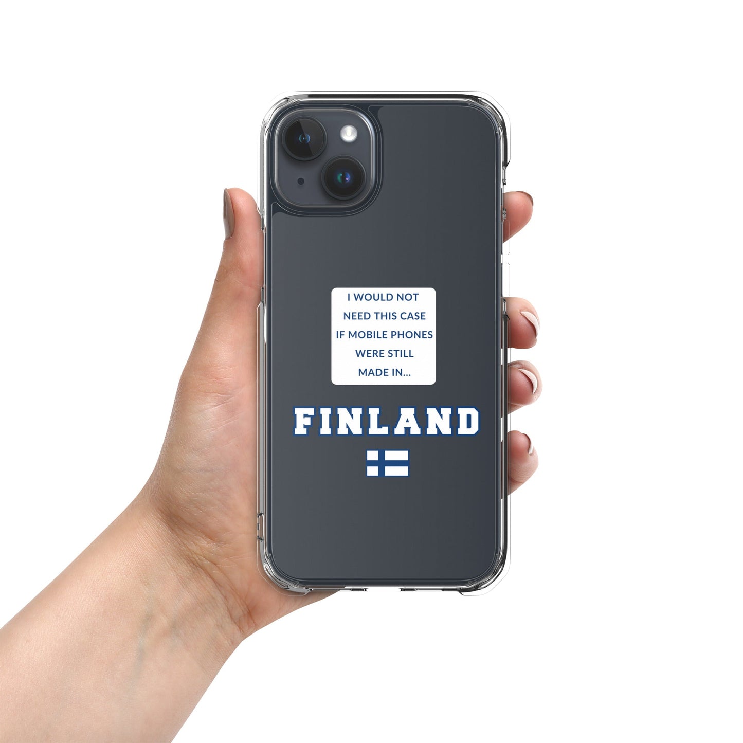 Finland Clear Case for iPhone® - Feels like Finland