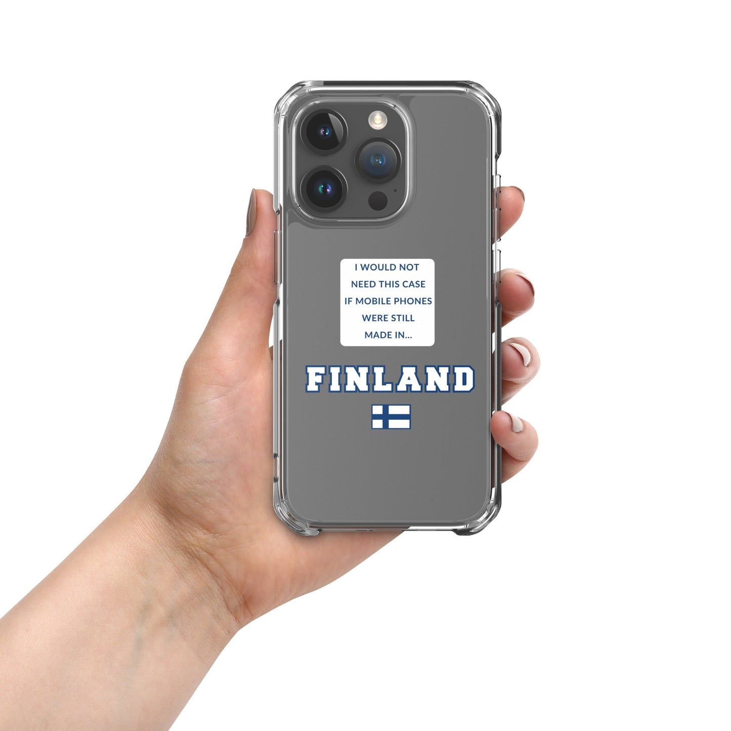 Finland Clear Case for iPhone® - Feels like Finland