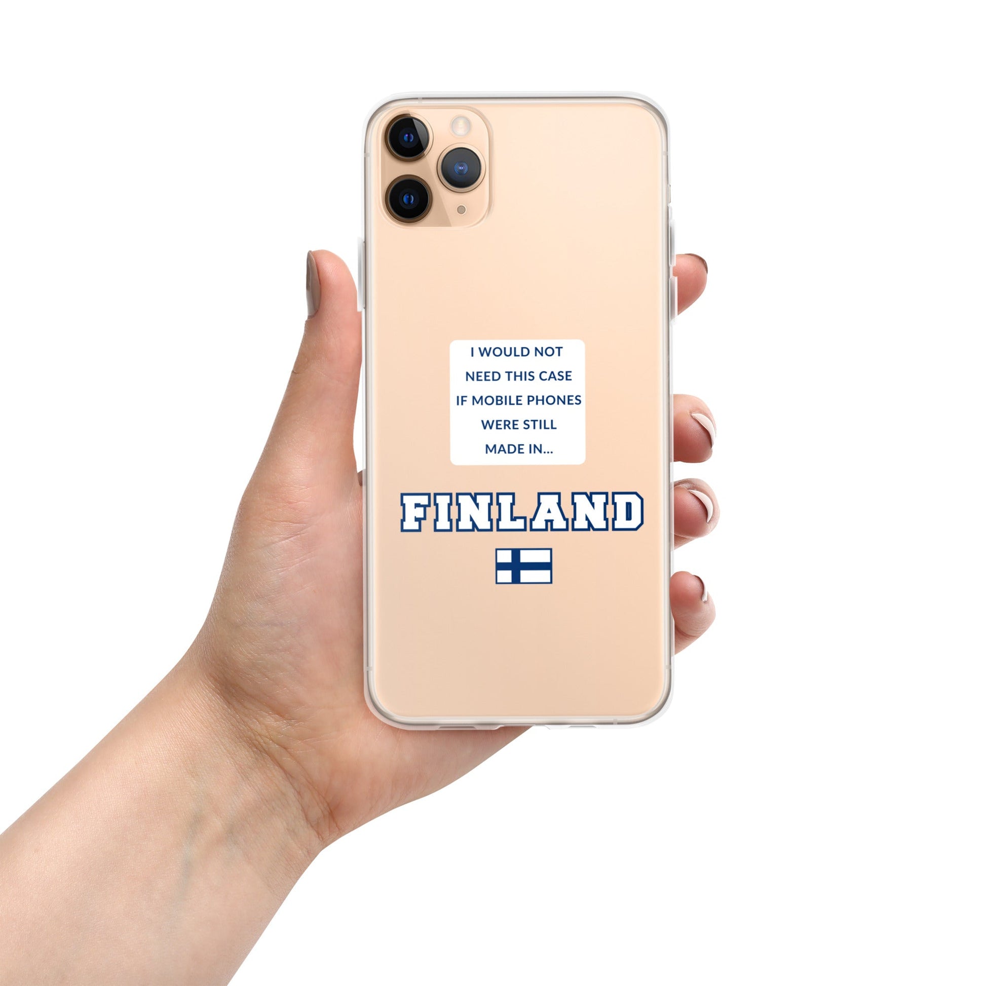 Finland Clear Case for iPhone® - Feels like Finland