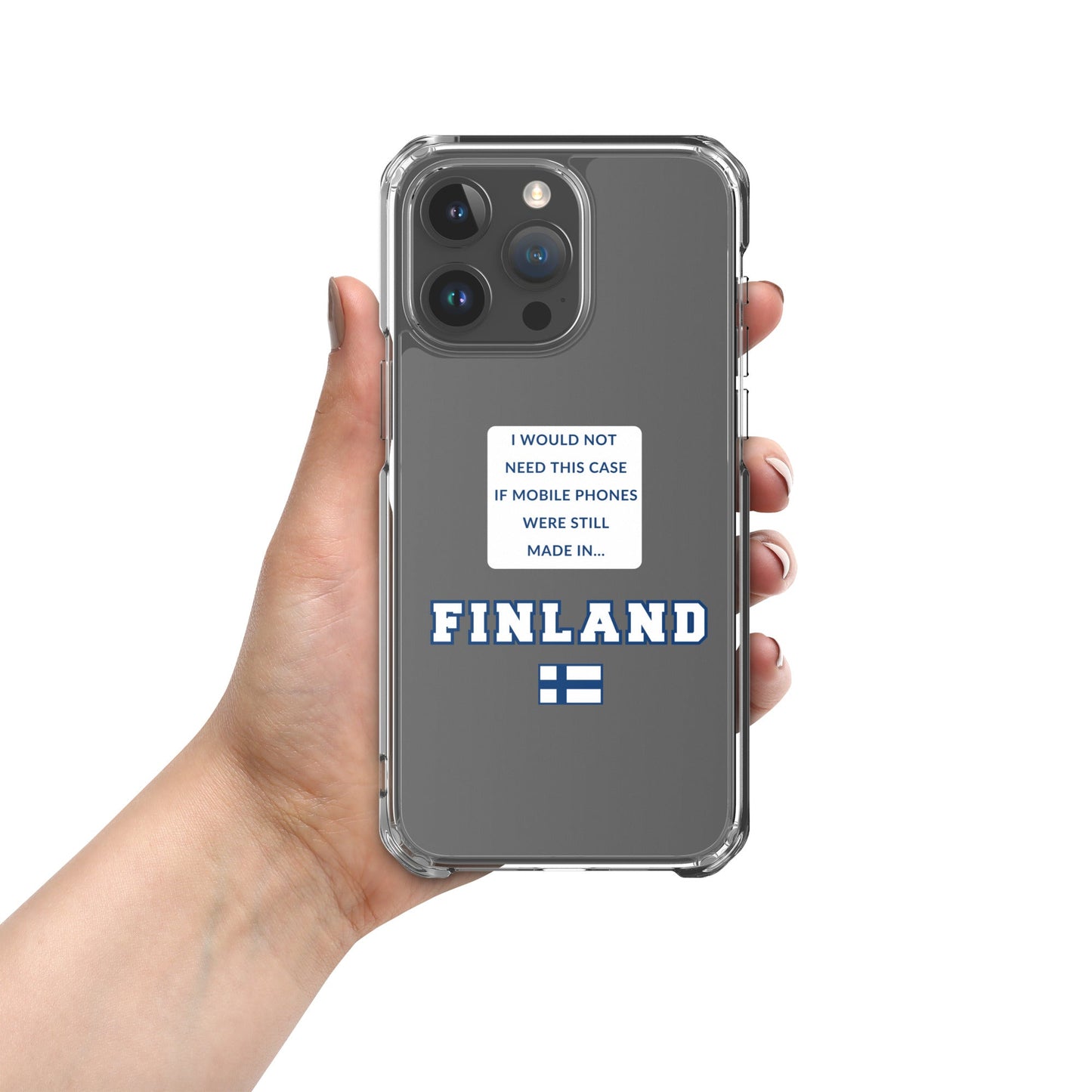 Finland Clear Case for iPhone® - Feels like Finland