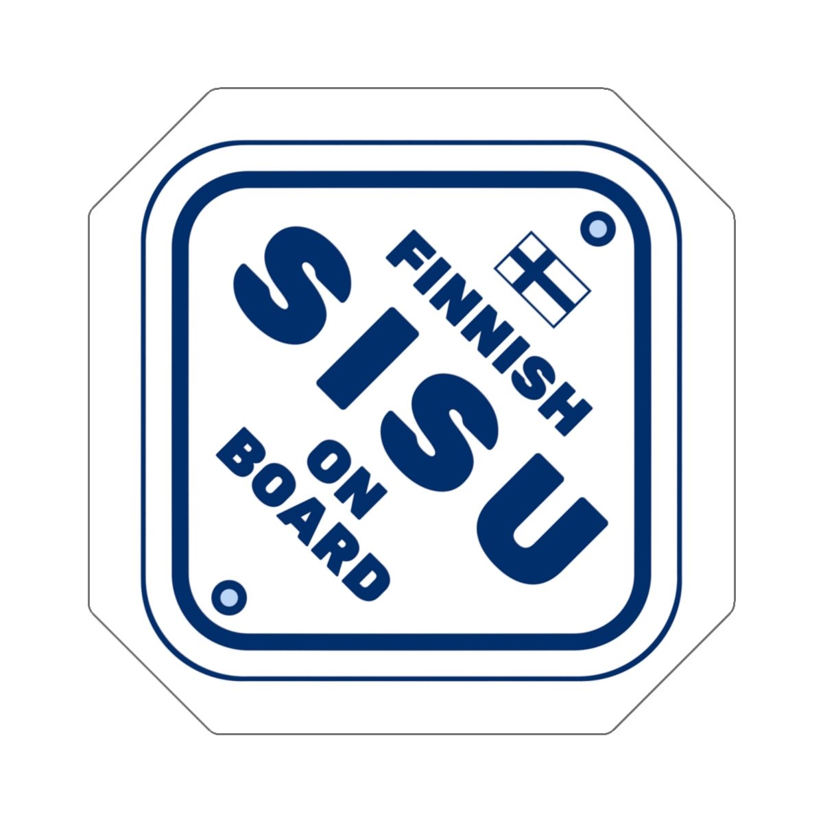 Finnish Sisu Onboard Car Sticker - Feels like Finland