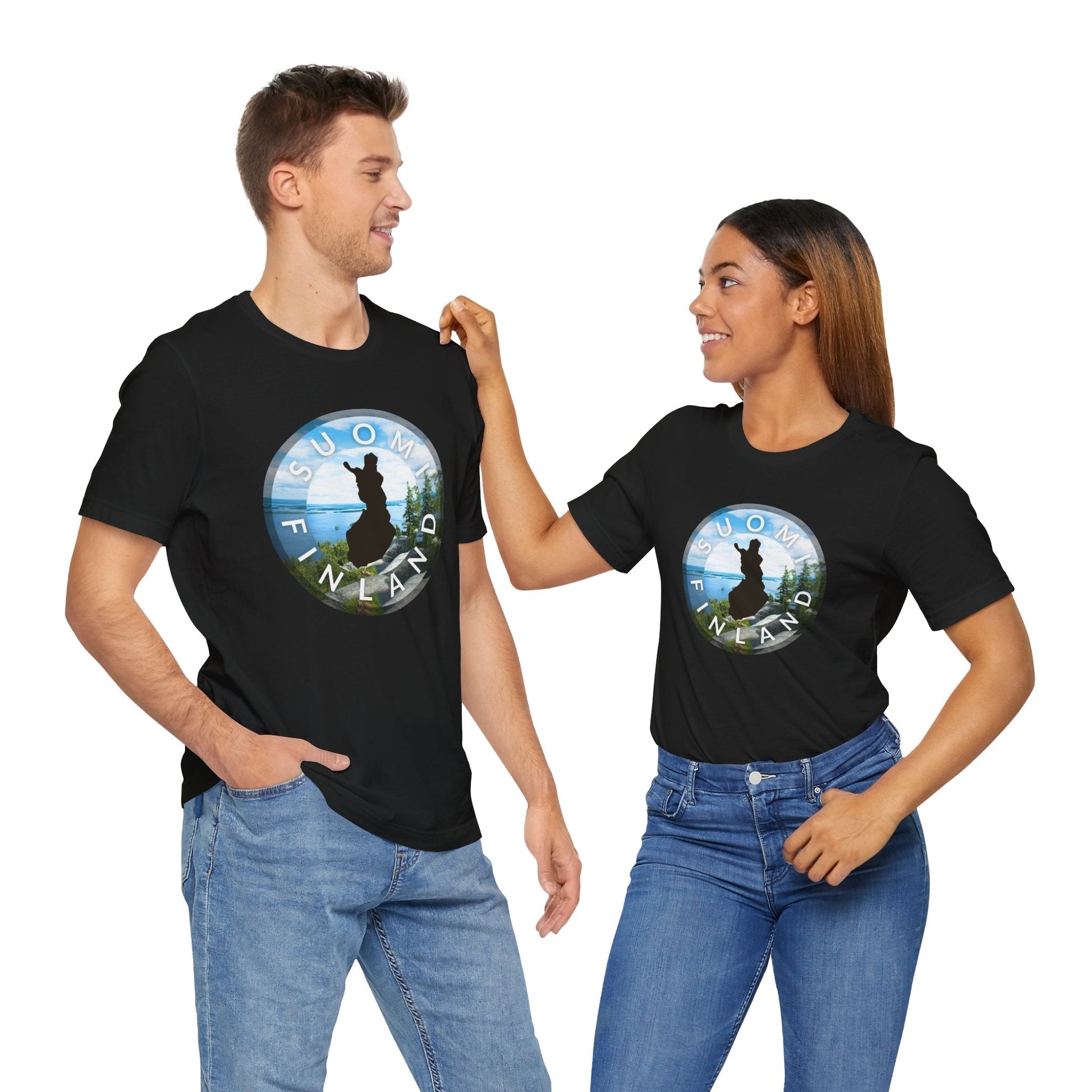 Lake view from Koli, Suomi - Finland, Unisex T-shirt - Feels like Finland