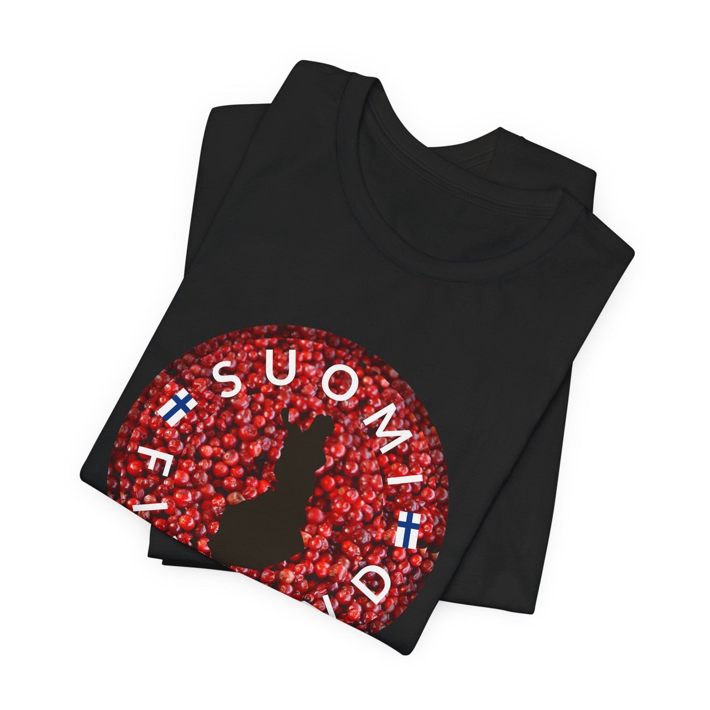 Lingonberry (Puolukka) Suomi - Finland, Unisex T-shirt - Feels like Finland